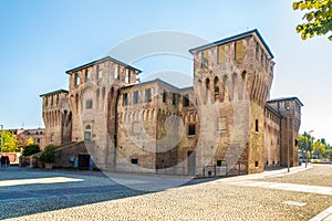 View at the Rocco fortress at Rocco Place of Cento - Italy