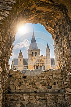 View of the Rochester Cathedral