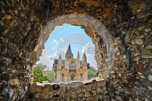 View of the Rochester Cathedral