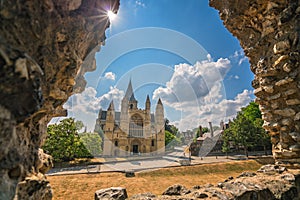 View of the Rochester Cathedral