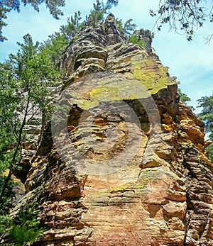 View of the Rock face