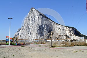 View of the Rock of Gibraltar