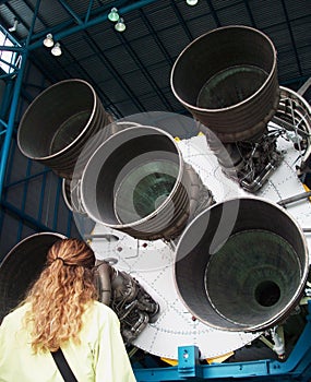 View of Rocket Boosters