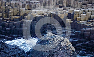 View of the Rocks of Giants Causeway