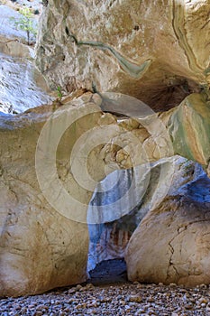 View of the rocks in Goynuk canyon, Turkey