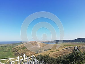 The View rom enisala ruins