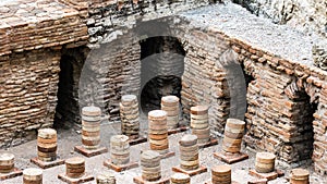 Roman Berytus, Roman Baths ruins in downtown Beirut Central District, Lebanon