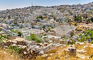 View on Roman Theater in Amman