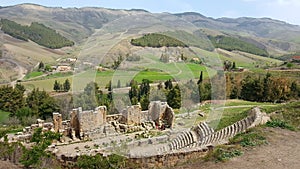 View on the Roman theater photo