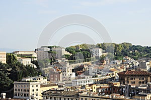 View of Rome from Basilica of Saint Peter. Vatican city Rome, Italy