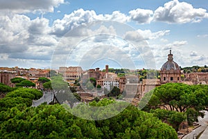 View of Rome from the Palazzo Vittoriano