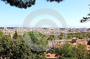 View at Rome from the Passeggiata di Gianicolo, Lazio