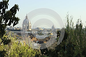 View of Rome from Pincio hill