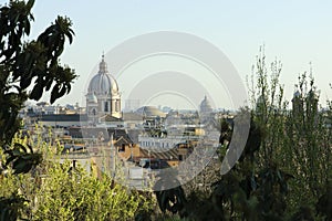View of Rome from Pincio hill photo