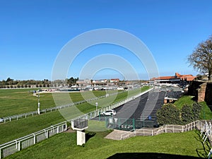 A view of the Roodee Racecourse in Chester