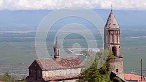 View of the roof of St. George's Church, Sighnaghi