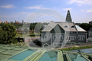 View from the roof of the Warsaw University Library