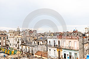 View from the rooftop in Havana
