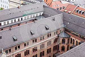 View of the rooftops of Munich