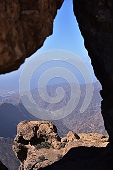A view from Roque Nublo, Gran Canaria