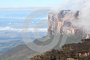 A view of the Roraima Mountain in Venezuela