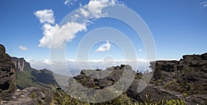 View from the Roraima tepui on Kukenan, Venezuela