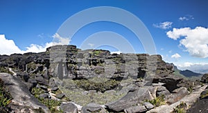 View from the Roraima tepui on Kukenan, Venezuela