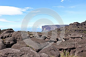 View from the Roraima tepuy on the savanna - Venezuela, photo