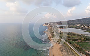 View of Rosh Hanikra in Isreal