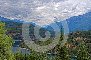 View from the Ross Lake Overlook