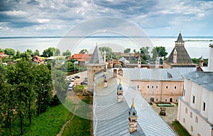 View of Rostov Kremlin and Nero Lake photo