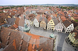 View of Rothenburg ob der Tauber, Germany