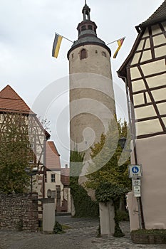View of round turmersturm tower photo
