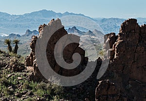 View from Route 66 in western Arizona