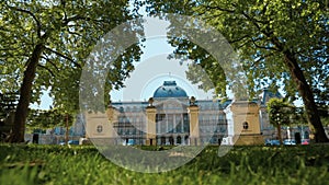 View on Royal Palace in Brussels from Park