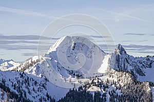 Plankenstein and Risserkogel in winter