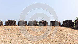 View of Ruin Watch of Kavaledurga Fort, Shimoga, Karnataka photo