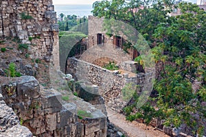 View of the ruins of the historic city of Byblos. Lebanon