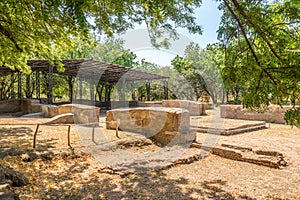 View at the ruins of Leon Viejo in Nicaragua photo