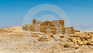 View on ruins of Masada fortress - Judaean Desert, Israel