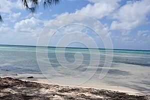 View from Rum Point on the North Side of Grand Cayman in the Cayman Islands