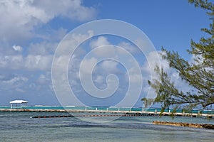 View from Rum Point on the North Side of Grand Cayman in the Cayman Islands