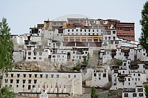 View of Rumtse monastery in Ladakh, India