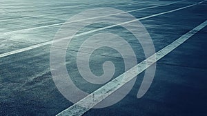 View of Running Track Lines Offers a Clean Background, and Perspective