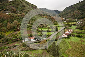 View of a rural landscape in Valsendero. photo