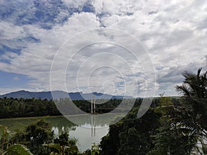 View of Rural nature around Sharavati and Samshi hanging bridge