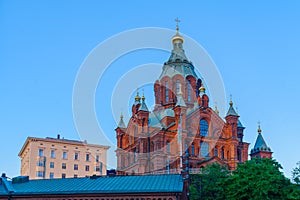 Russian Orthodox Uspenski Cathedral, in Helsinki