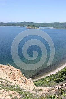 View on the Russky Island from the Popov island