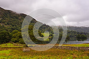 View of the Rydal Water area, Cumbria, UK photo