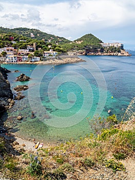 view of s`Eixugador beach, close to Sa Tuna in Begur - Costa Brava - Girona - Spain